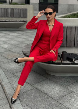 Костюм DilanaVIP 2120-Р красный