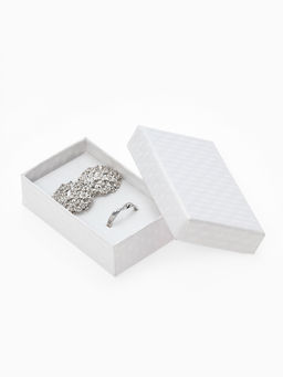 Набор коробочек подарочных 6 шт. под набор «Стёганая», 5×8, белый