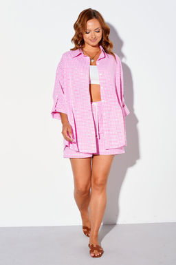 Костюм Liona Style 899 розовая клетка