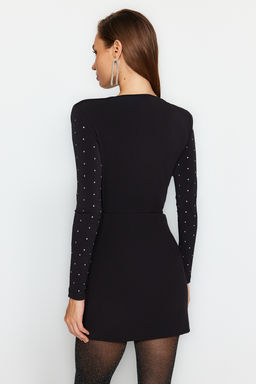 TRENDYOLMILLA Siyah Tasl? Vatkal? Orme Body TPRAW24BD00043  фото 6