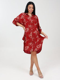 217 ТУНИКА (Бордовый) - А-дина фото 2