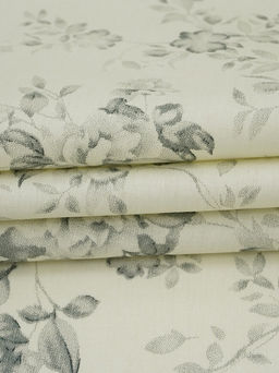 Сатин Винтажный романс цв.серый, ш.2.5м, хлопок-100%, 115гр/м.кв - Купава фото 4