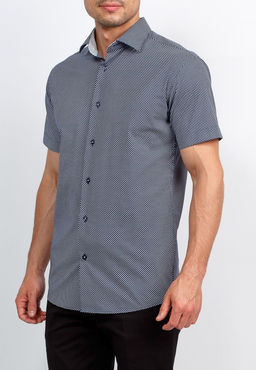Сорочка мужская короткий рукав GREG 223/107/06/Z/1 STRETCH  фото 9