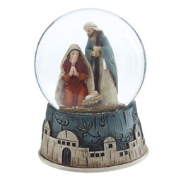 Фигурка декоративная "Рождество" в стекл шаре, D 6.5 см, L6,5 W6,5 H8,5 см, 2в.