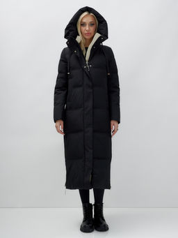 Пальто зимнее MTFORCE 9625Ch женское черное утеплитель 270 г/м²  фото 6