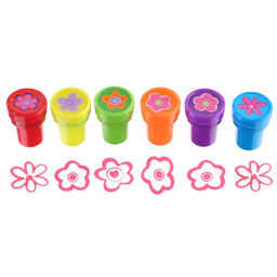 Печать цветная «Цветочки», набор 6 шт., МИКС