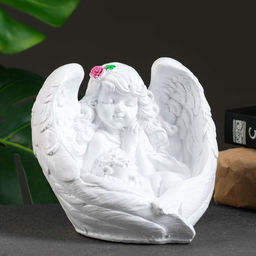 Фигурка гипс Ангел мать и дитя, 13?13 см