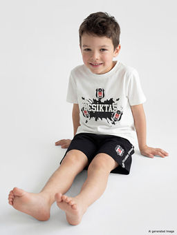 Пижамный комплект Beşiktaş для мальчика с шортами