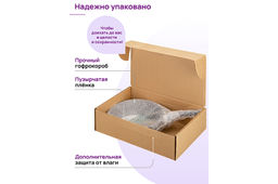 Сковорода для оладий 26 см ГАРМОНИЯ ВКУСА "Черный мрамор" сердце н/р, 48*27*5,5 см.