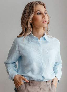 Рубашка ЛЕН с Вискозой