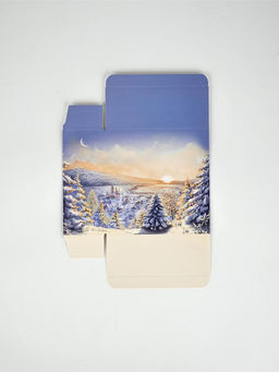 Набор подарочных коробок , 3 шт , Деревушка