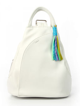 LACCOMA рюкзак Кэрри-L815-белый эко кожа хлопок