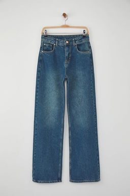 Mavi Yuksek Bel Genis Paca Wide Leg Jeans TWOAW26JE00086 - Trendyolmilla фото 5