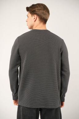 Мужской лонгслив на пуговицах Happyfox