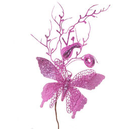 Изделие декоративное "Бабочка", L15 W7 H40 см, 4в.