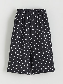 Beli Lastikli Puantiyeli K?z ?ocuk Pantolon