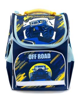 Рюкзак Schoolformat Monster truck, модель BASIC, жесткий каркас, односекционный, 38х28х16 ...