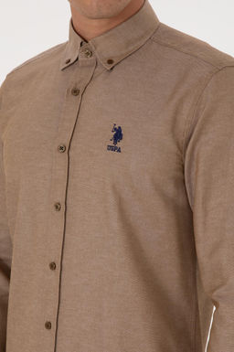 Erkek Haki Uzun Kollu Basic G_mlek Sepette S_rpriz _ndirim - U.s. polo assn фото 7