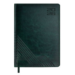 Ежедневник датированный 2026 ESCALADA, А5, 176 л., арт. 70223/ 15 САРИФ ТЁМНО-ЗЕЛЁНЫЙ