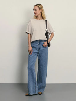 Базовая футболка из плотного хлопка / Zarina фото 2