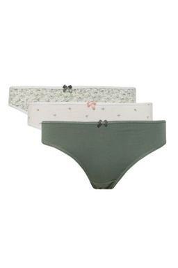 Fall in Love Desenli 3lu Slip Kulot