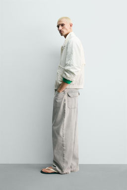 PANTAL?N RELAXED STRAIGHT FIT RAYAS / Rayas - Zara фото 4
