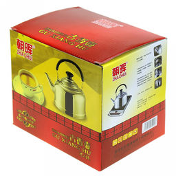 "Студентка" Чайник из нержавеющей стали 1,75л, д16,5см h15,5см, s0,3мм, с ситечком, со встроенным в крышку свистком, подвижная пластмассовая ручка, цветная коробка (Китай)