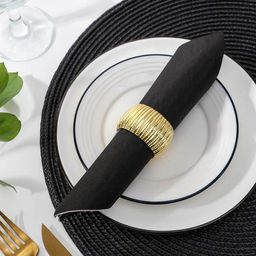 Кольцо для салфетки Корона, 4,83 см, цвет золотой - Simaland фото 2