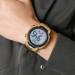 Часы наручные Skmei мужские электронные спортивные 2304black-gold