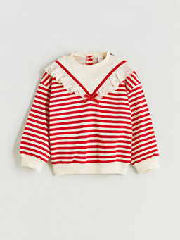 Bisiklet Yaka K?z ?ocuk Sweatshirt