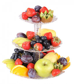 Фруктовница "Мелодия" 3-х ярусная арт. А(М6407), (М6620), (М6406)