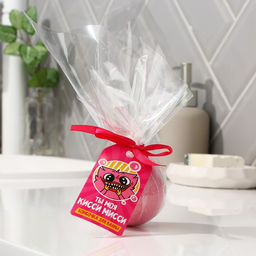 Бомбочка для ванны Киси, 130 г, аромат малина, BEAUTY FОХ - Beauty fox фото 2