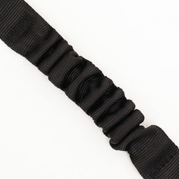 Ремень безопасности для собак амортизирующий, 54-75 х 2,5 см, черный - Пижон фото 4