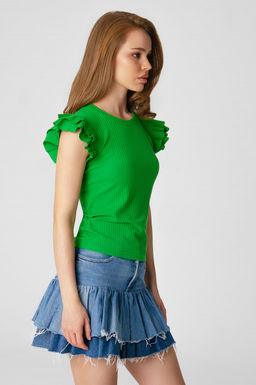 Арт. 3401/6 Футболка женская 42-50 (5 шт) Цвет:зеленый - Калинка фото 6