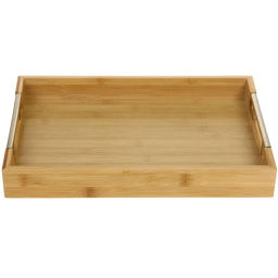 Поднос для завтрака "SHEF" 38*26*5см с пластиковыми ручками