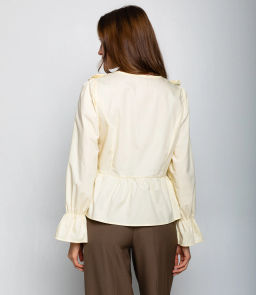 Блуза #КТ2697 (1), кремовый