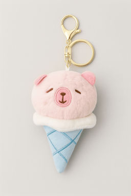 Мягкая игрушка - брелок "Pig ice cream", mix, 11 см