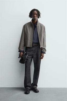 HOUNDSTOOTH OVERSHIRT