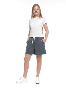 Шорты для девочки 22-4356 эвкалипт