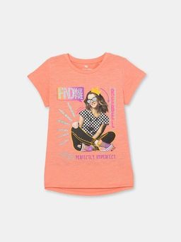 CRB wear/CSJG 63060-28-308 Футболка для девочки, коралловый/Ex.Cherubino