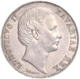 Монета 1 талер 1871 года Бавария