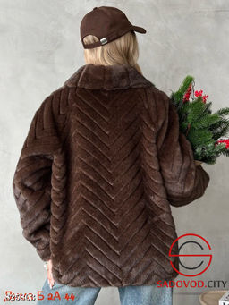 Шуба женская из искусственного меха