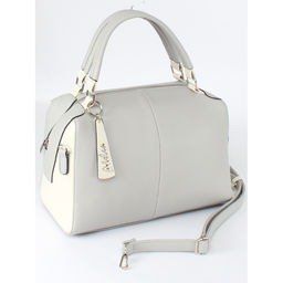 Сумка женская искусственная кожа ADEL-194/3в/ММ, 1отд плечевой ремень, серый св/беж флотер 259199