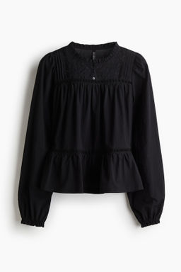 Blusa bordada de algod?n