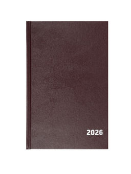 Ежедневник датир 2026г А5 168л, б/вин, коричневый