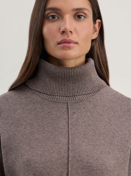 Джемпер из вискозы со швом / Zarina  фото 6