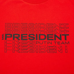 Футболка President, размер S, цвет красный