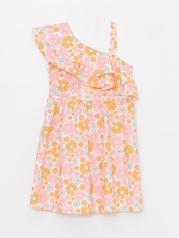 ?i?ekli K?z ?ocuk Elbise