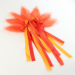 Карнавальный ободок «Лучистое солнце», красно-оранжевый