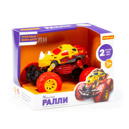 Монстр РАЛЛИ - Носорог, автомобиль инерционный (со светом и звуком) (в коробке) - Полесье фото 7